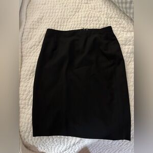 Brooks Brothers Classic Black Pencil Skirt